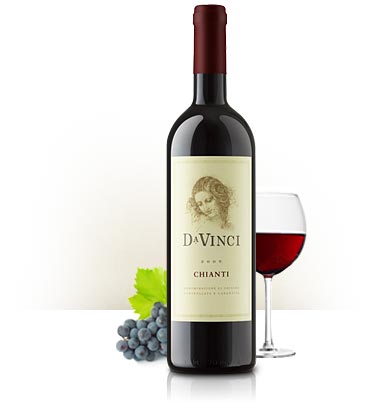 Davinci Chianti wine bottle